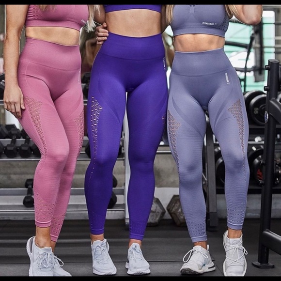 ENERGY+ SEAMLESS LEGGINGS - SIZE SMALL “Steel Blue” - Picture 5 of 6